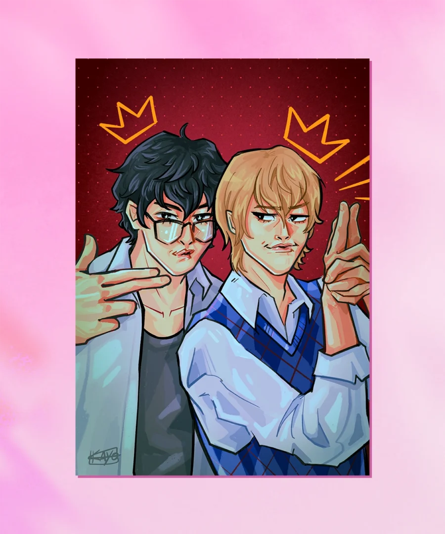 Print Joker i Crow Persona 5