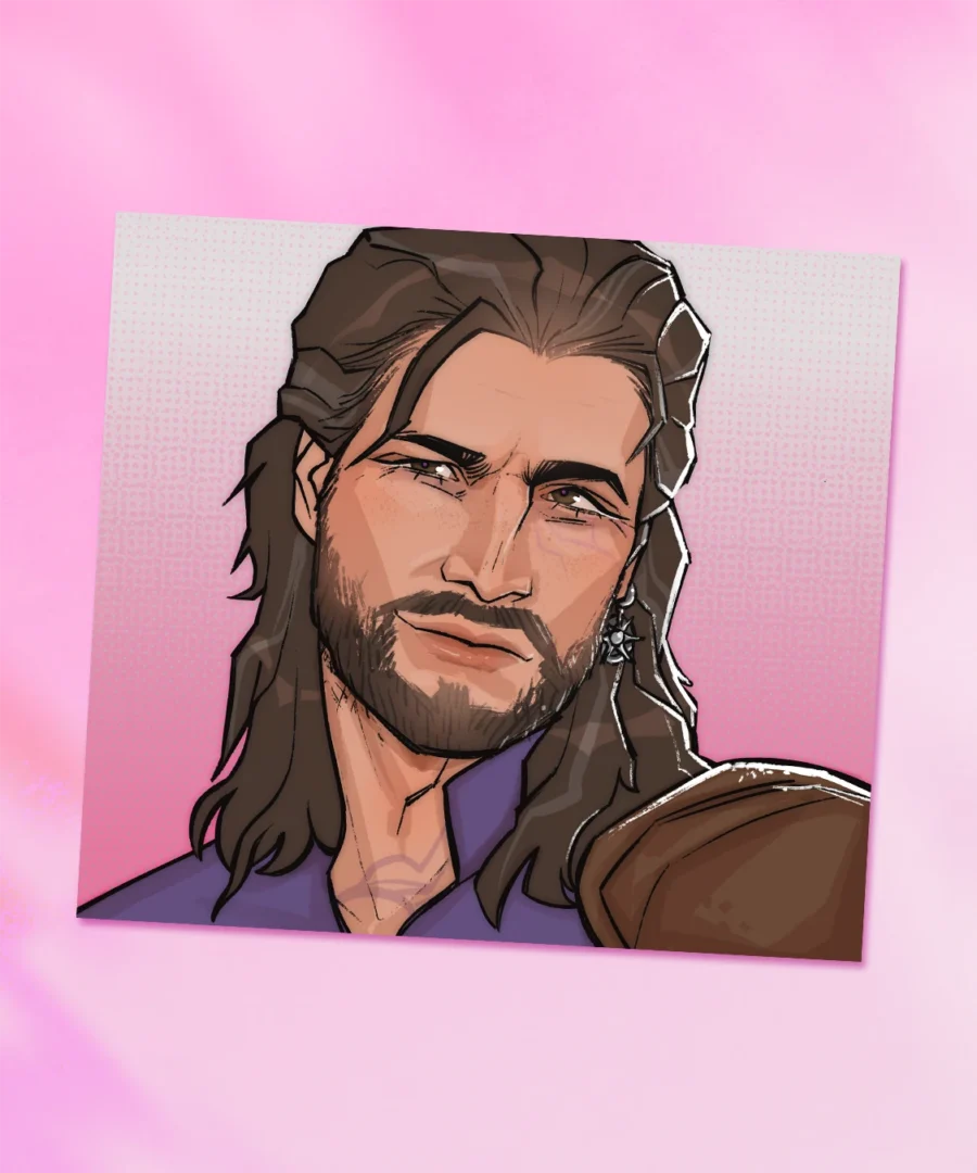 Print Portret Gale Baldur's Gate 3