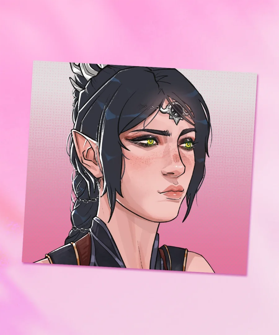 Print Portret Shadowheart Baldur's Gate 3