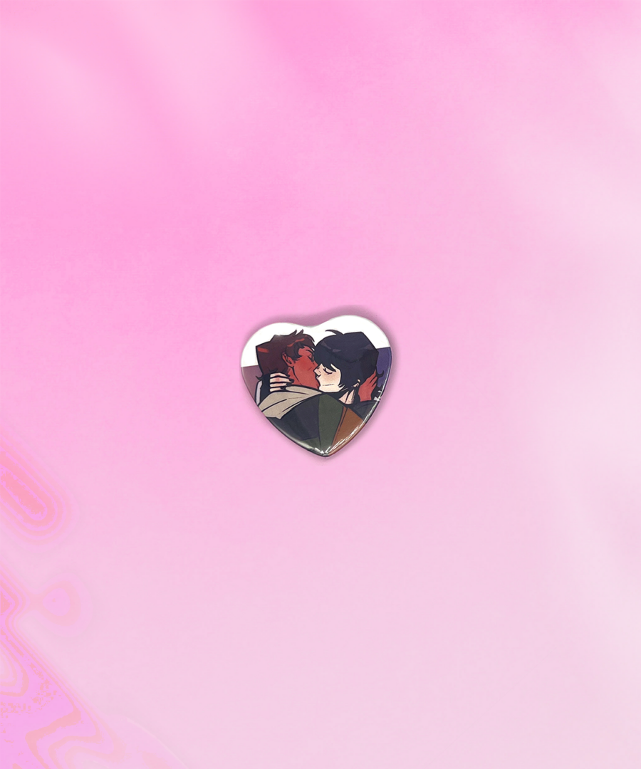 Przypinka Serce "Klance" [Voltron: Legendary Defender]
