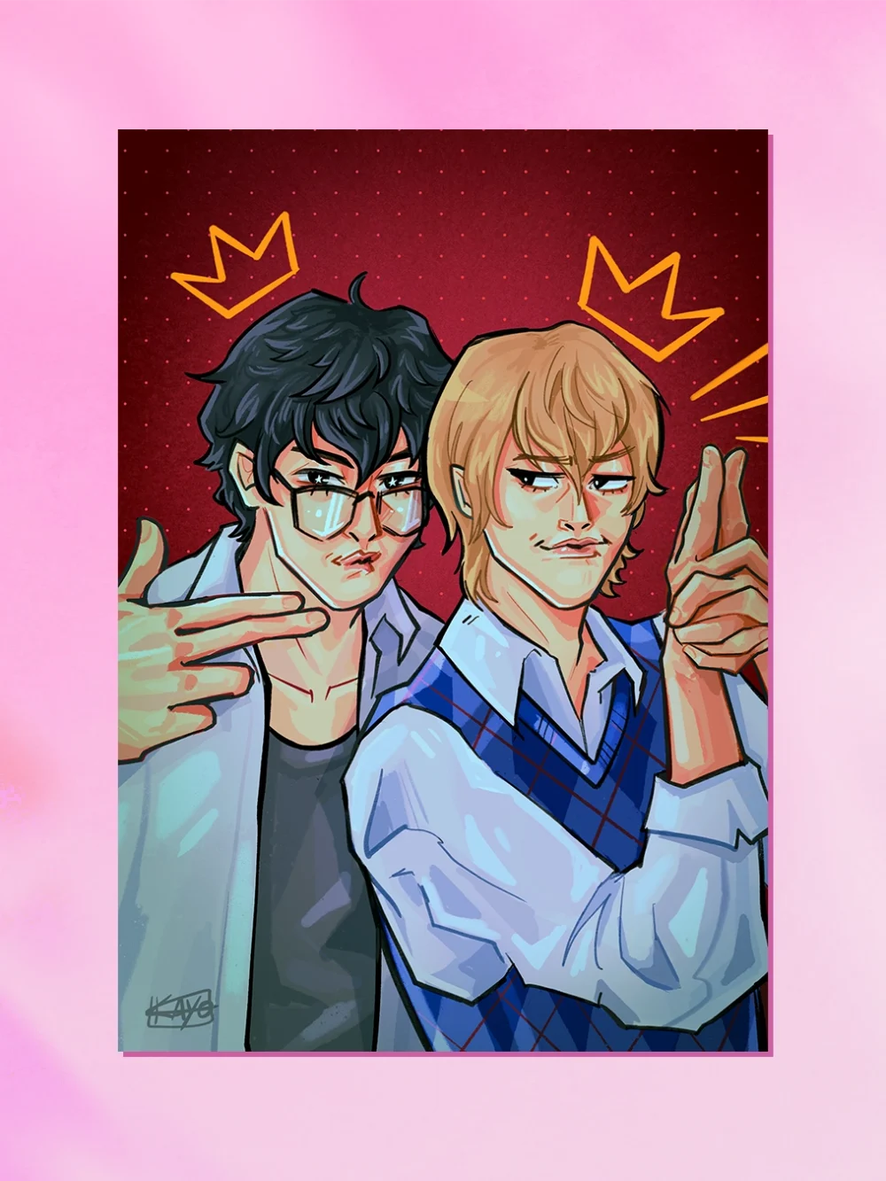 Print Joker i Crow Persona 5