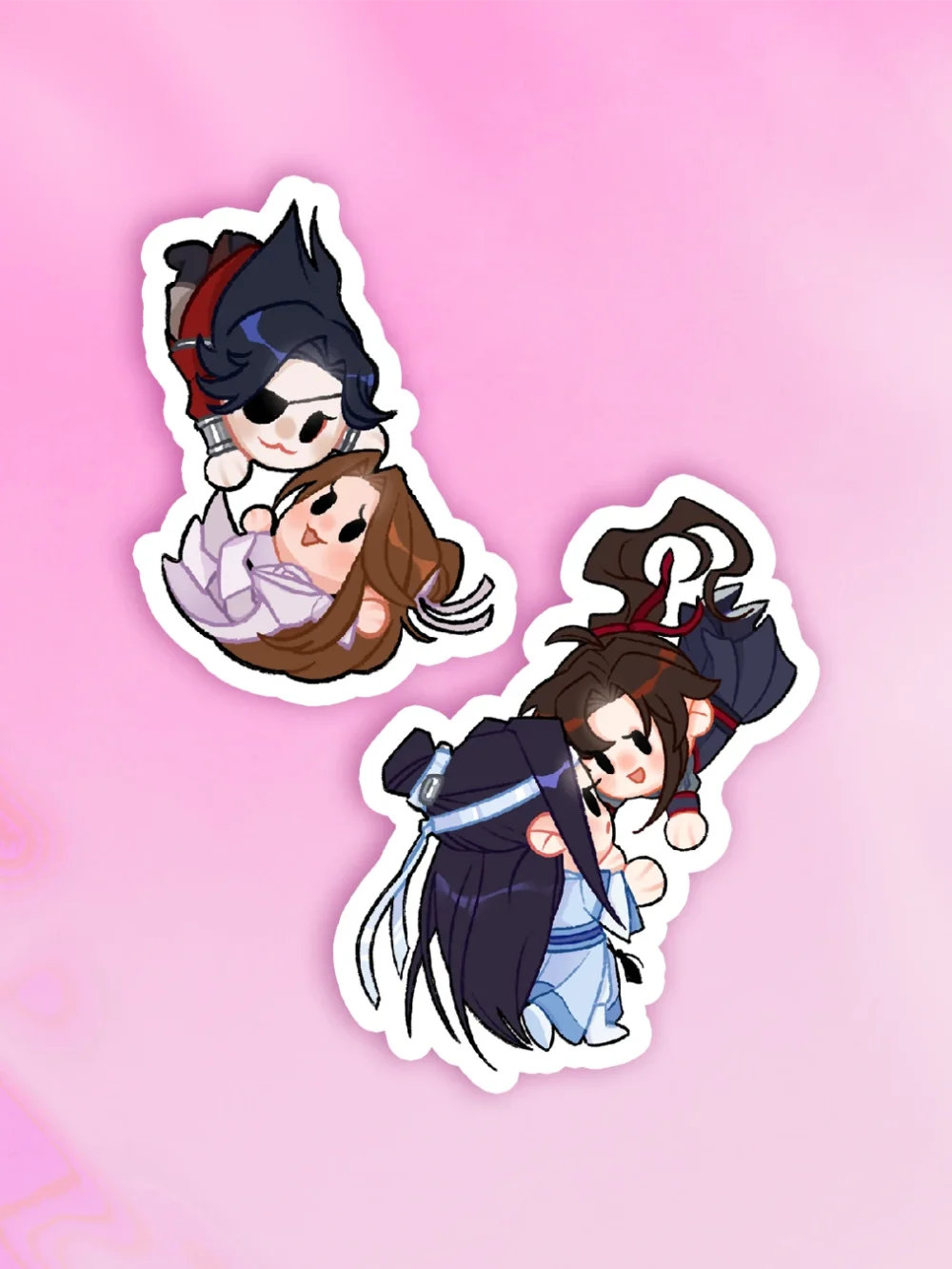 Naklejki chibi HuaLian WangXian Danmei