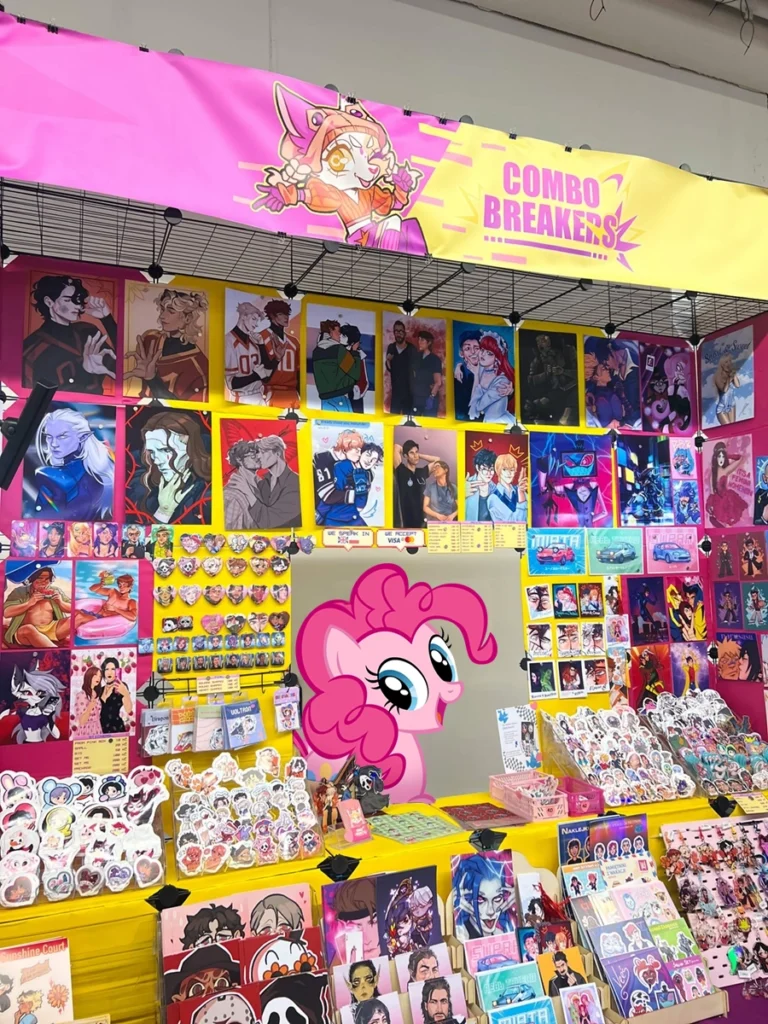 Animefest 2026, zbliżenie na stoisko Combo Breakers