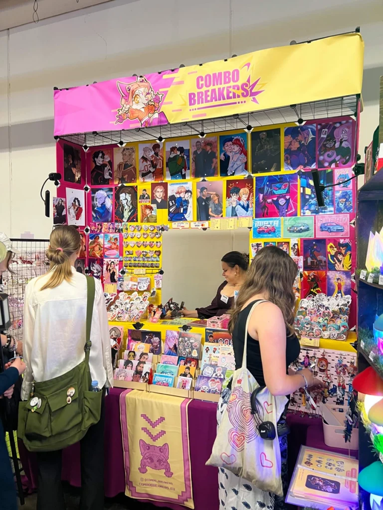Animefest 2026, zbliżenie na stoisko Combo Breakers