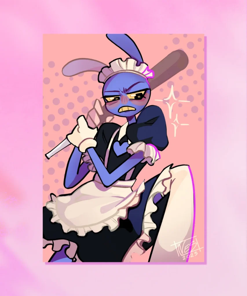 Print Maid Jax The Amazing Digital Circus