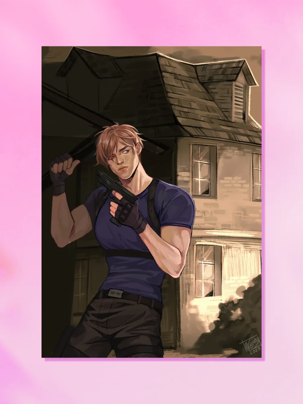 Print Leon Resident EVIL 4 Print Leon Resident EVIL 4