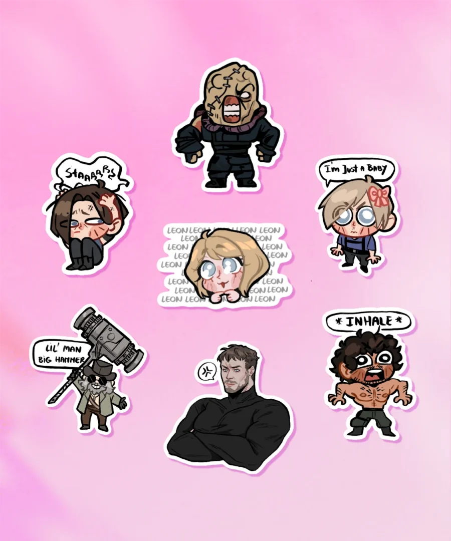 Naklejki Resident Evil Meme Set
