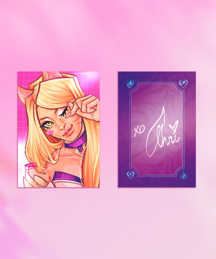 Fotokarta Ahri K/DA League of Legends