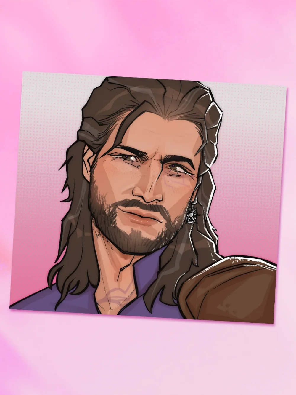 Print Portret Gale Baldur's Gate 3