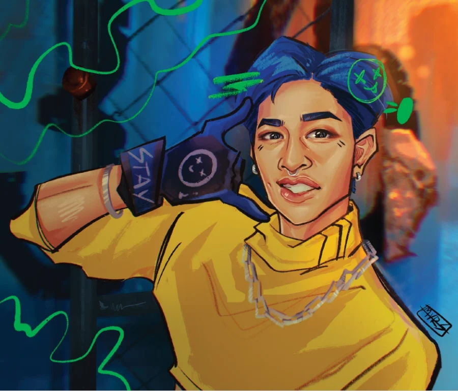 Print Bangchan Maniac Stray Kids zoom