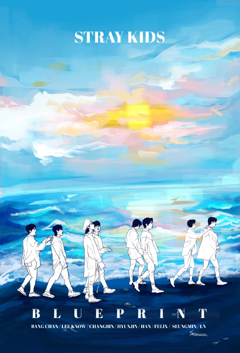 Print Blueprint Stray Kids zoom