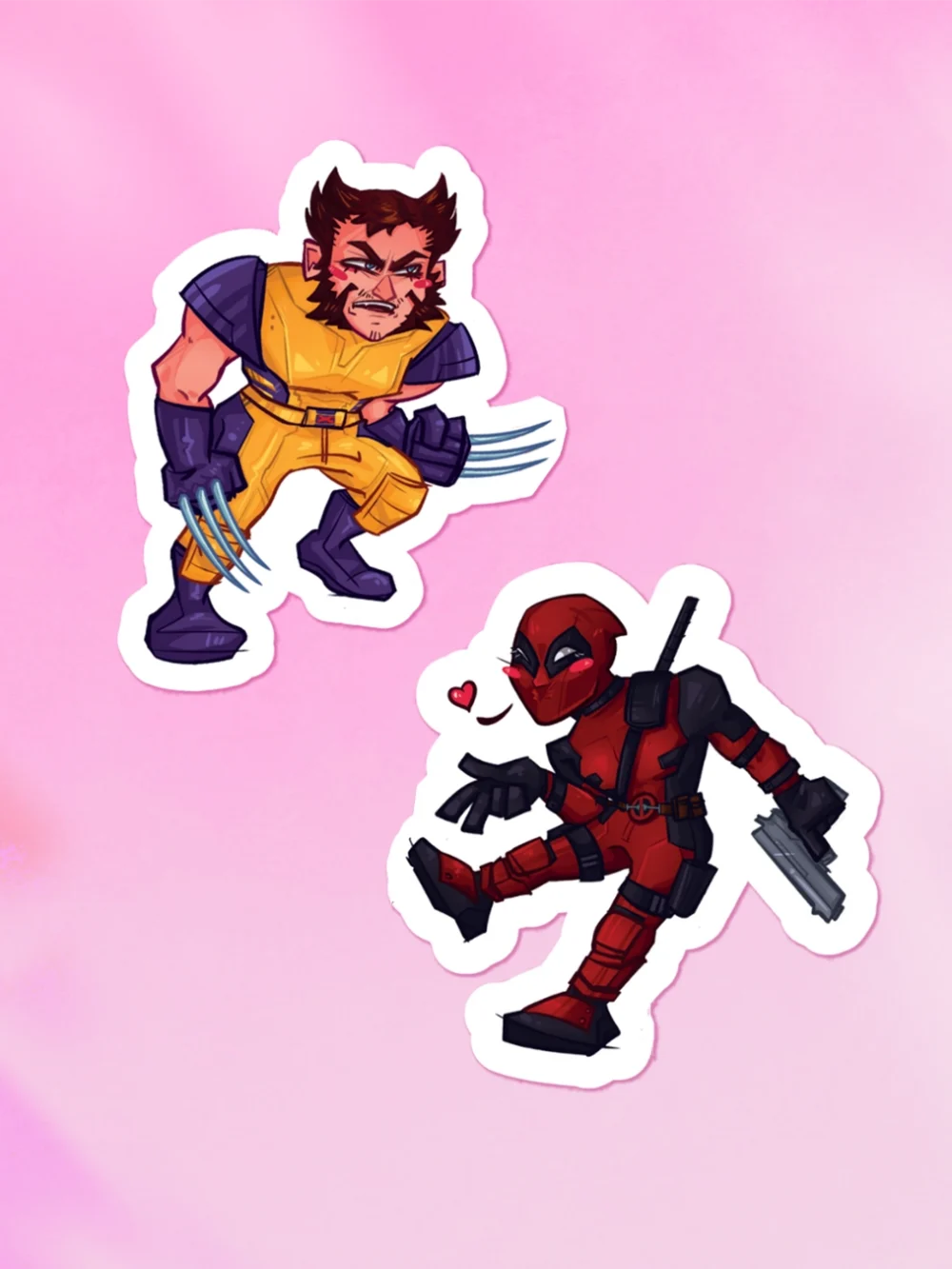 Naklejki Deadpool i Wolverine