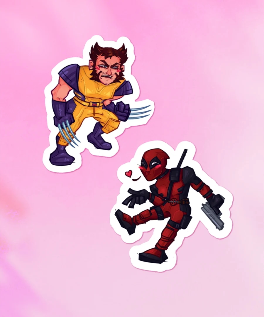 Naklejki Deadpool i Wolverine