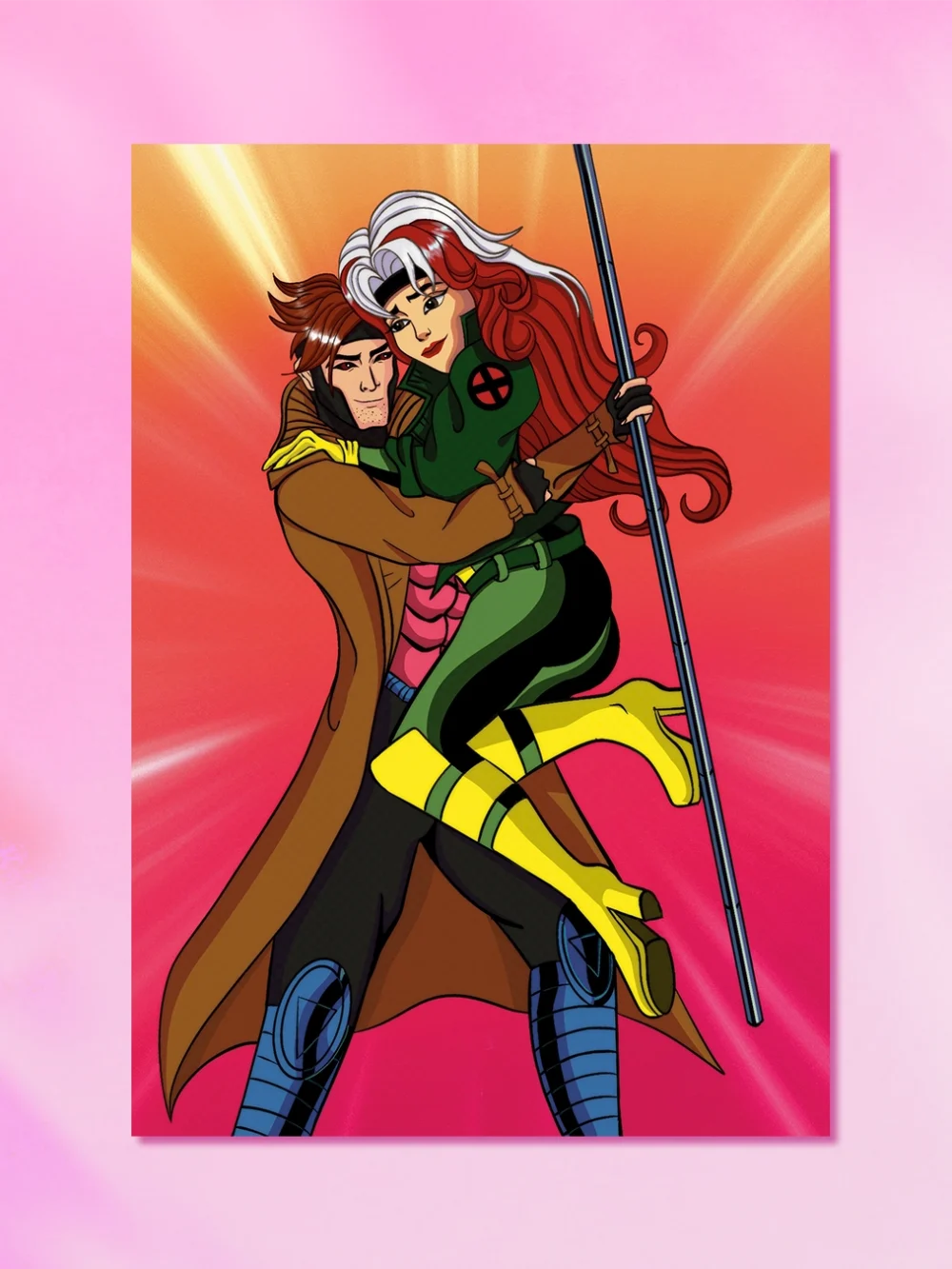 Print Gabit i Ruda X-men Print Gabit i Ruda X-men