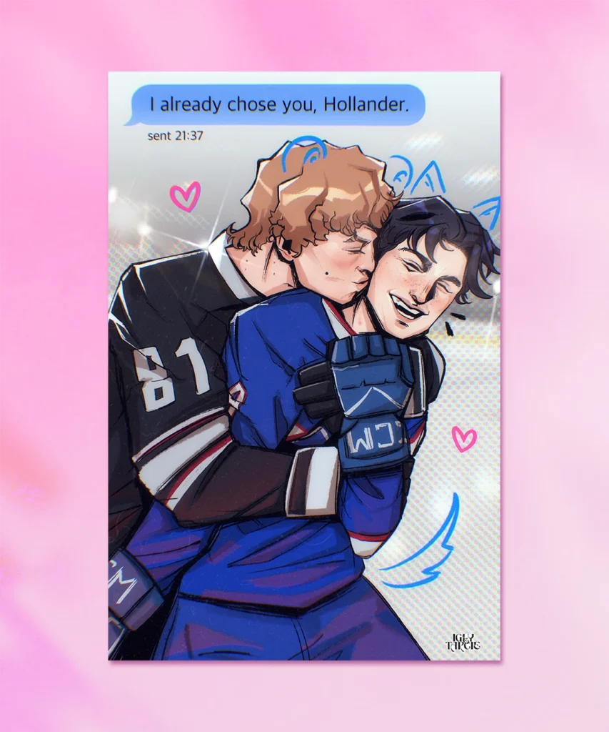 Print Hollanov Heated Rivalry
