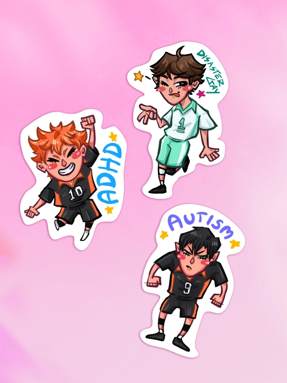 Naklejki Siatkarze HAIKYUU! Naklejki Siatkarze HAIKYUU!