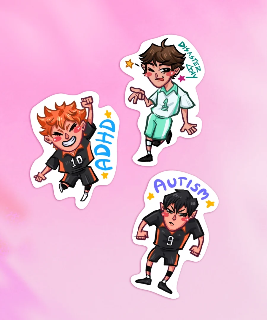 Naklejki Siatkarze HAIKYUU!