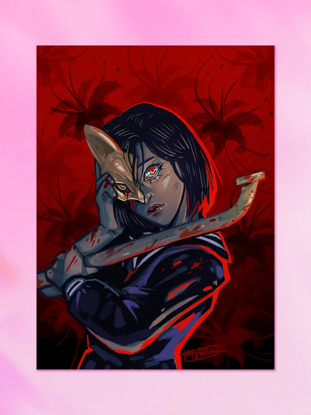 Print ze zdobieniami Hinako Silent Hill Print ze zdobieniami Hinako Silent Hill
