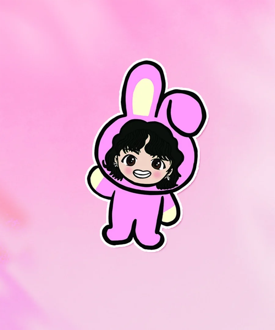 Naklejki Giga Jungook BTS Naklejki Giga Jungook BTS
