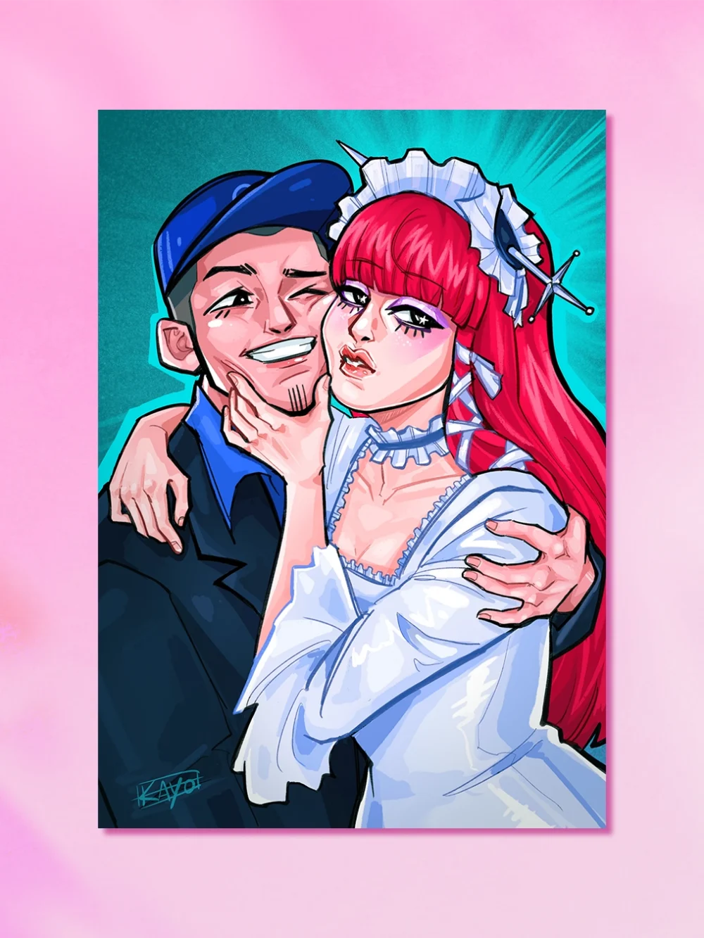 Print Normik i Altka Persona 3 Junpei i Chidori