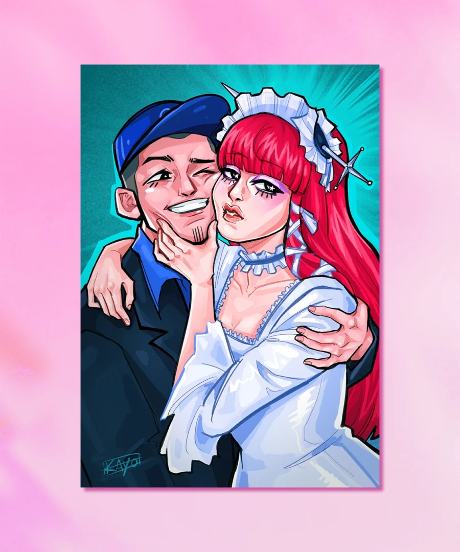 Print Normik i Altka Persona 3 Junpei i Chidori