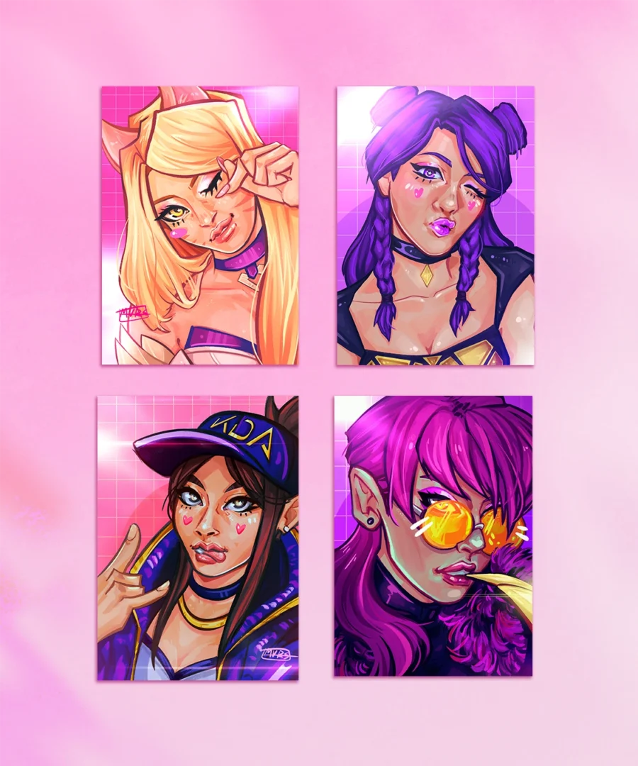 Fotokarty K/DA League of Legends