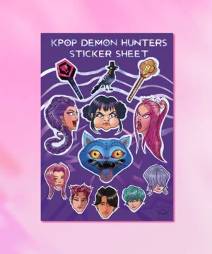 Sticker Sheet Kpop Deomn hunters
