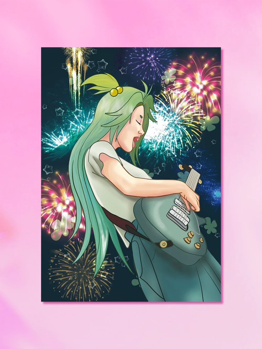 Print Lucky Cyan To Be Hero X