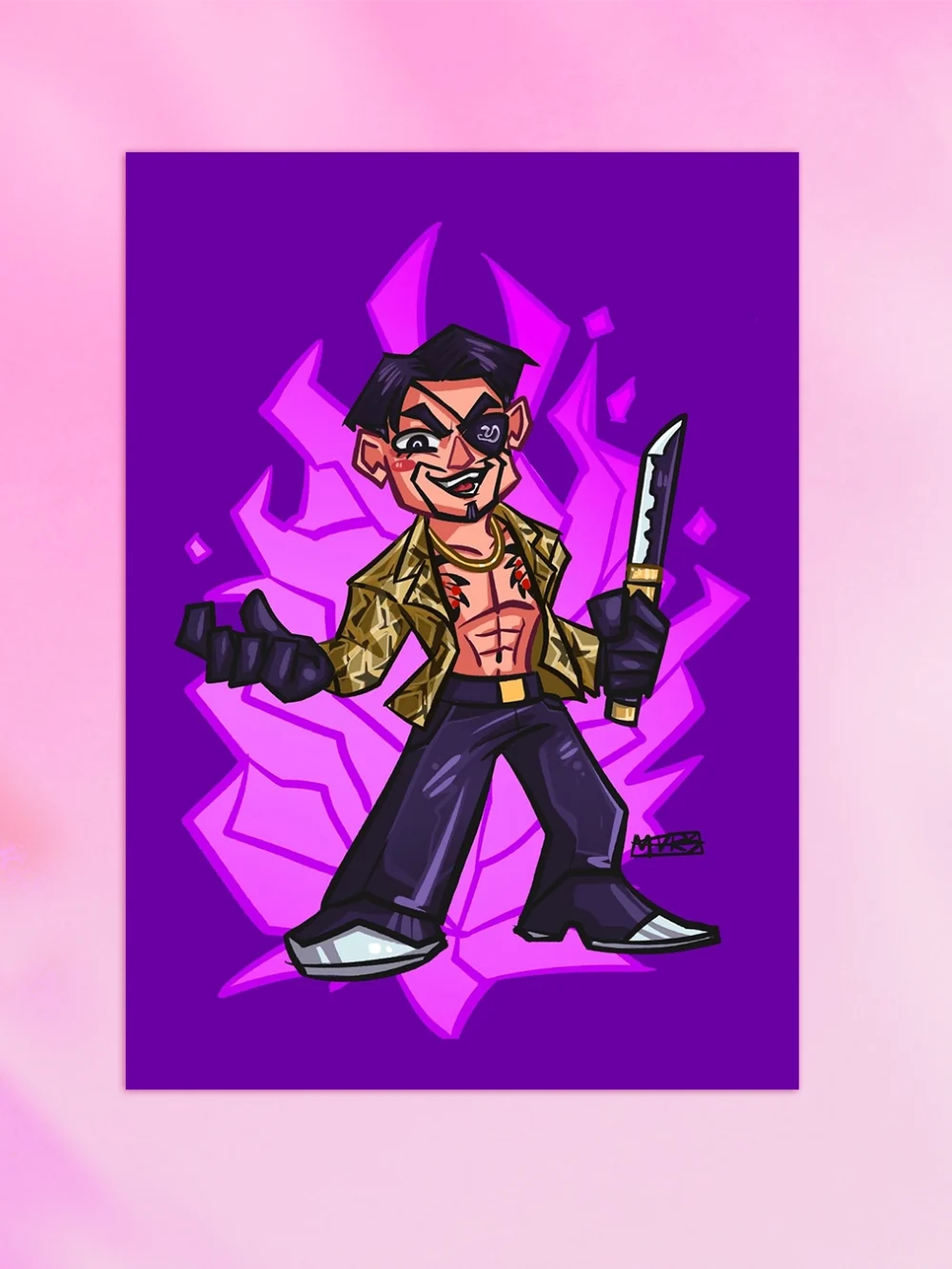 Print Majima Yakuza Print Majima Yakuza