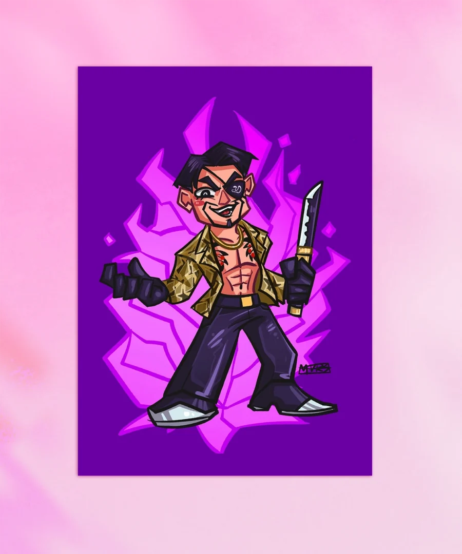 Print Majima Yakuza