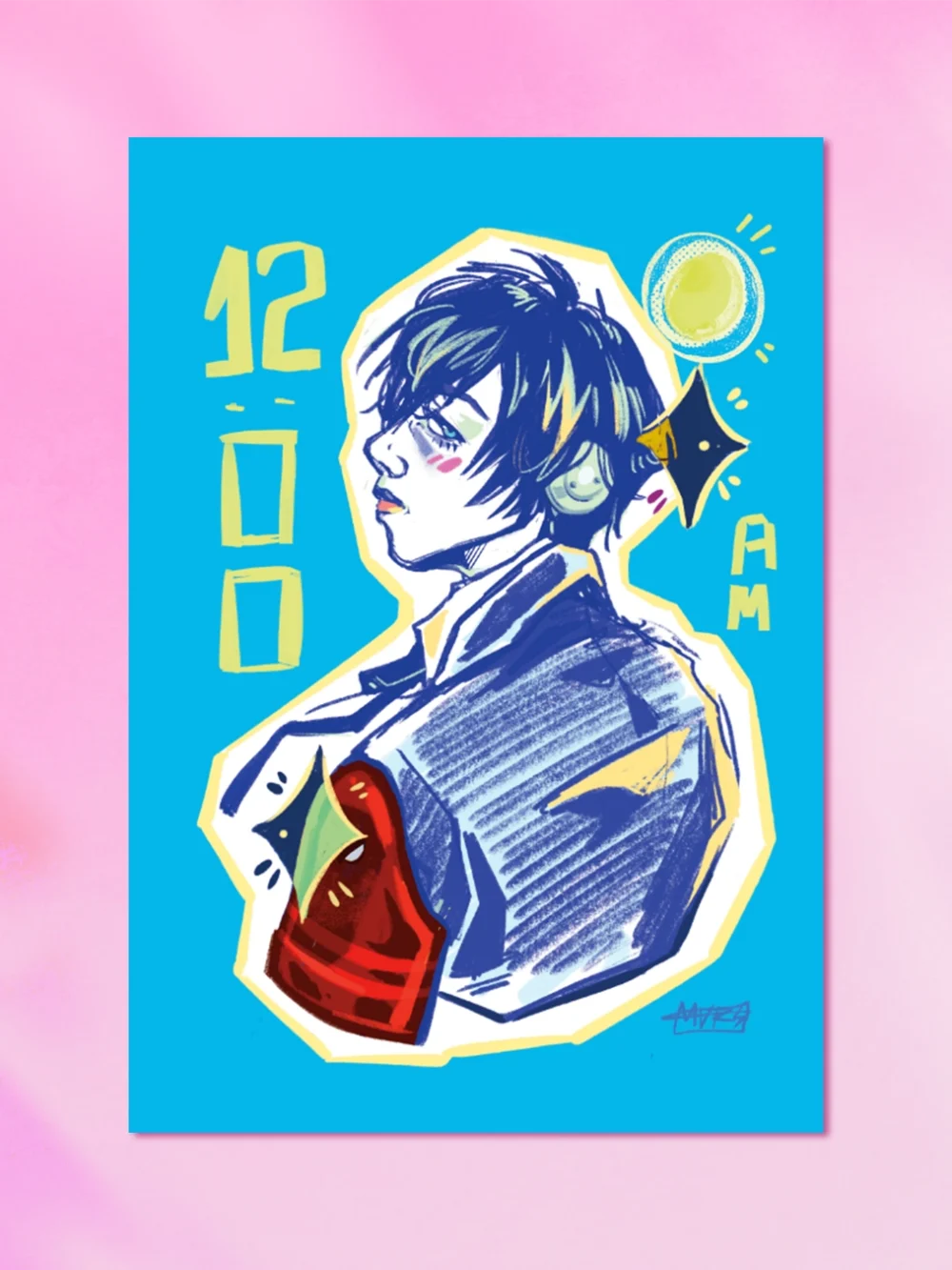 Print 12 AM Presona 3