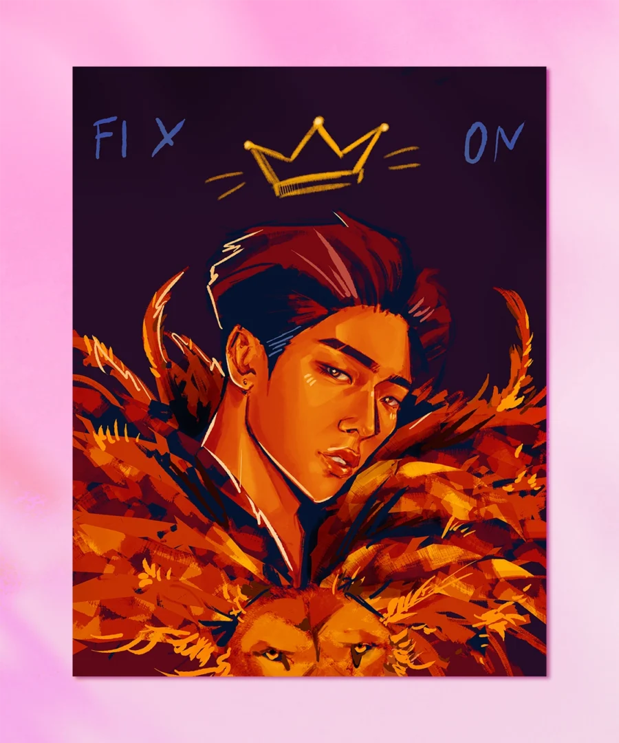 Print Mingi Fix On Ateez