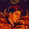 Print Mingi Fix On Ateez zoom