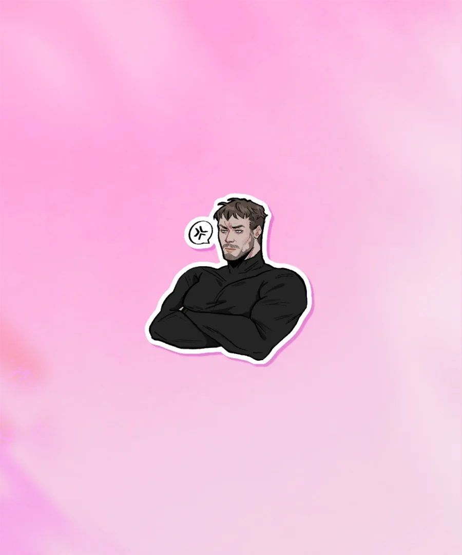 Naklejka Chris Resident Evil Meme Set