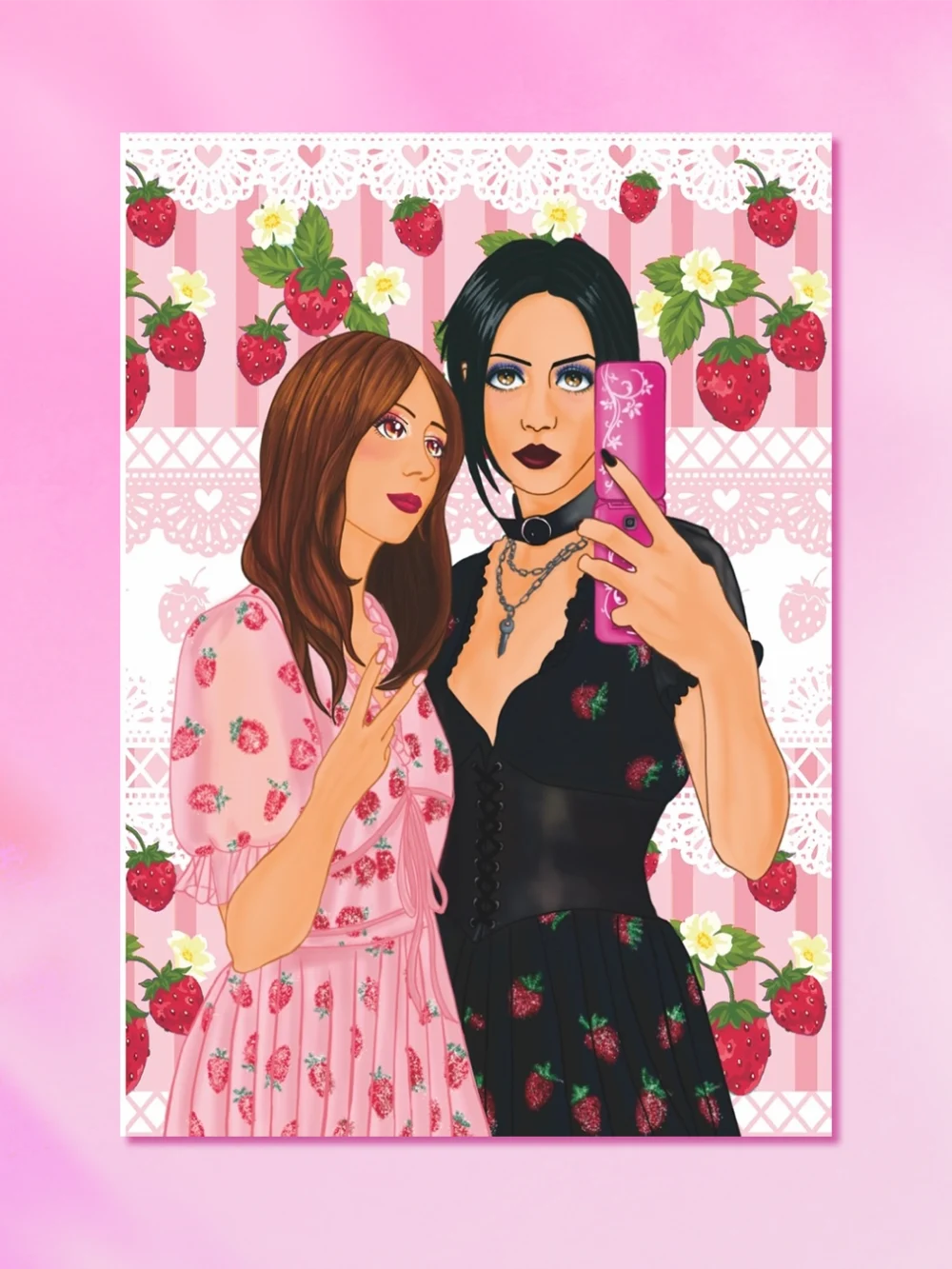 Print Nana i Hachi strowberry Dress NANA Print Nana i Hachi strowberry Dress NANA