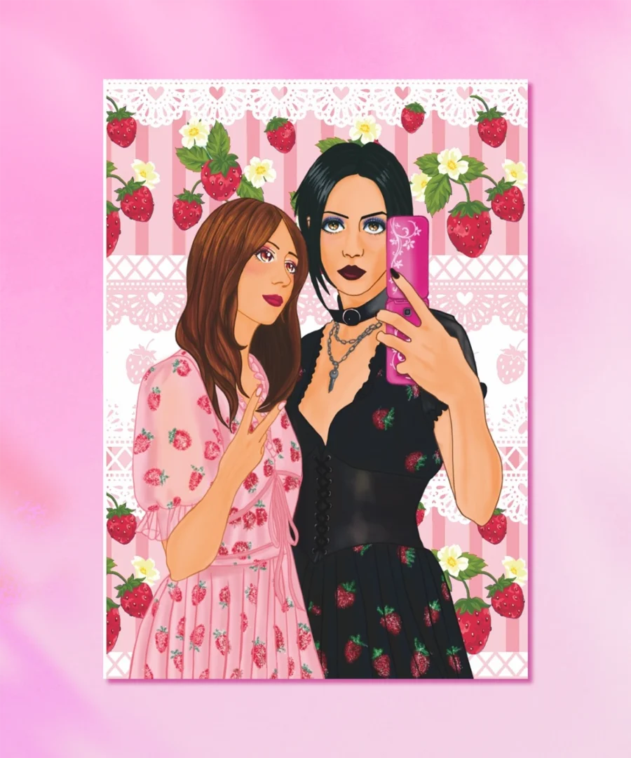 Print Nana i Hachi strowberry Dress NANA