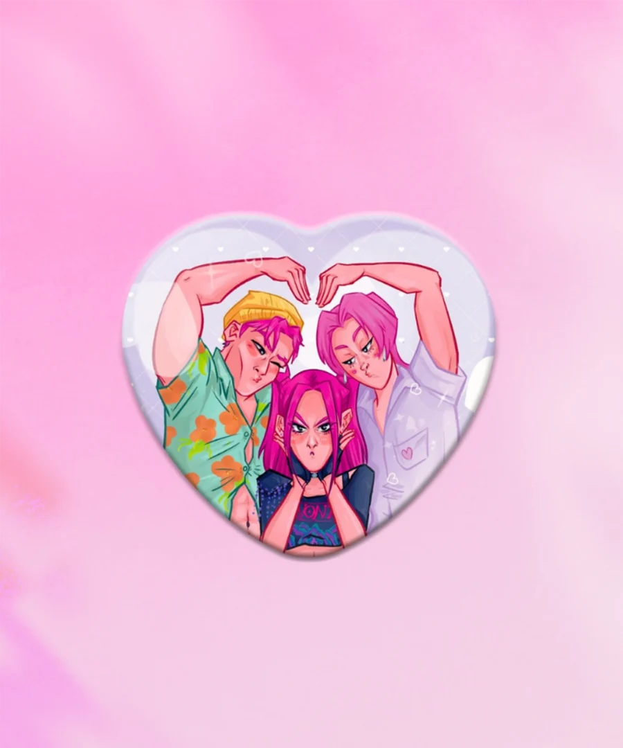 Przypinka serce Mirroabby KDH