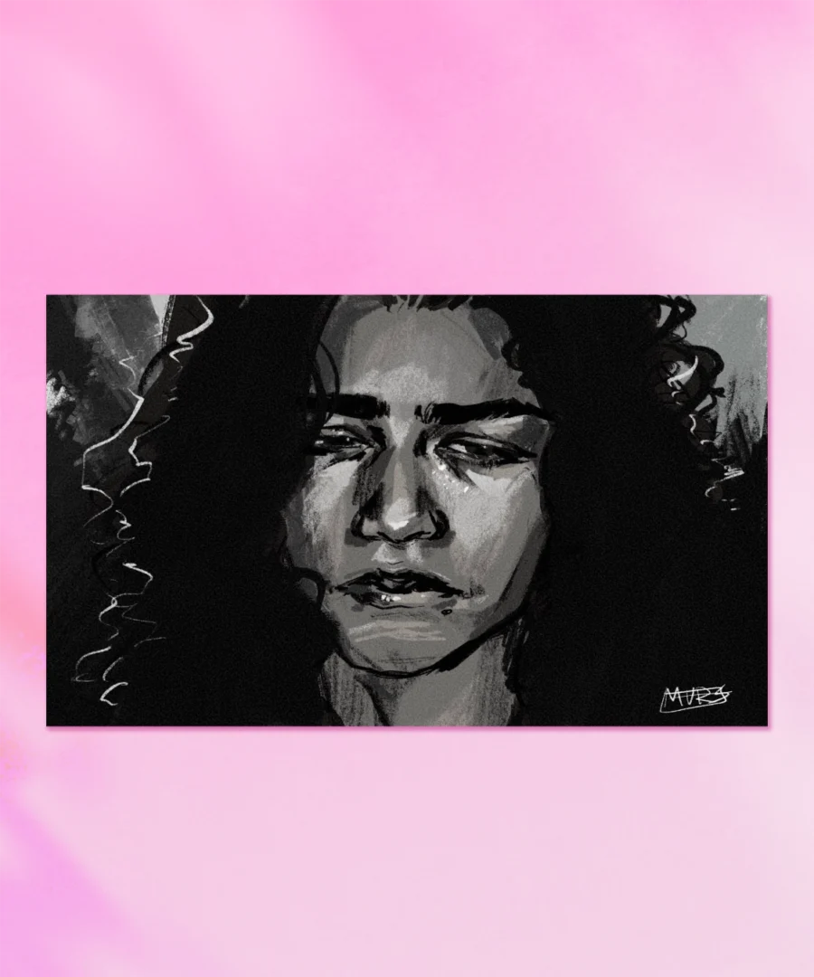 Print Rue Euphoria Zendaya
