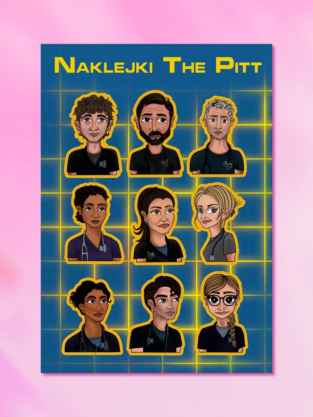 Arkusz naklejek The Pitt Arkusz naklejek The Pitt