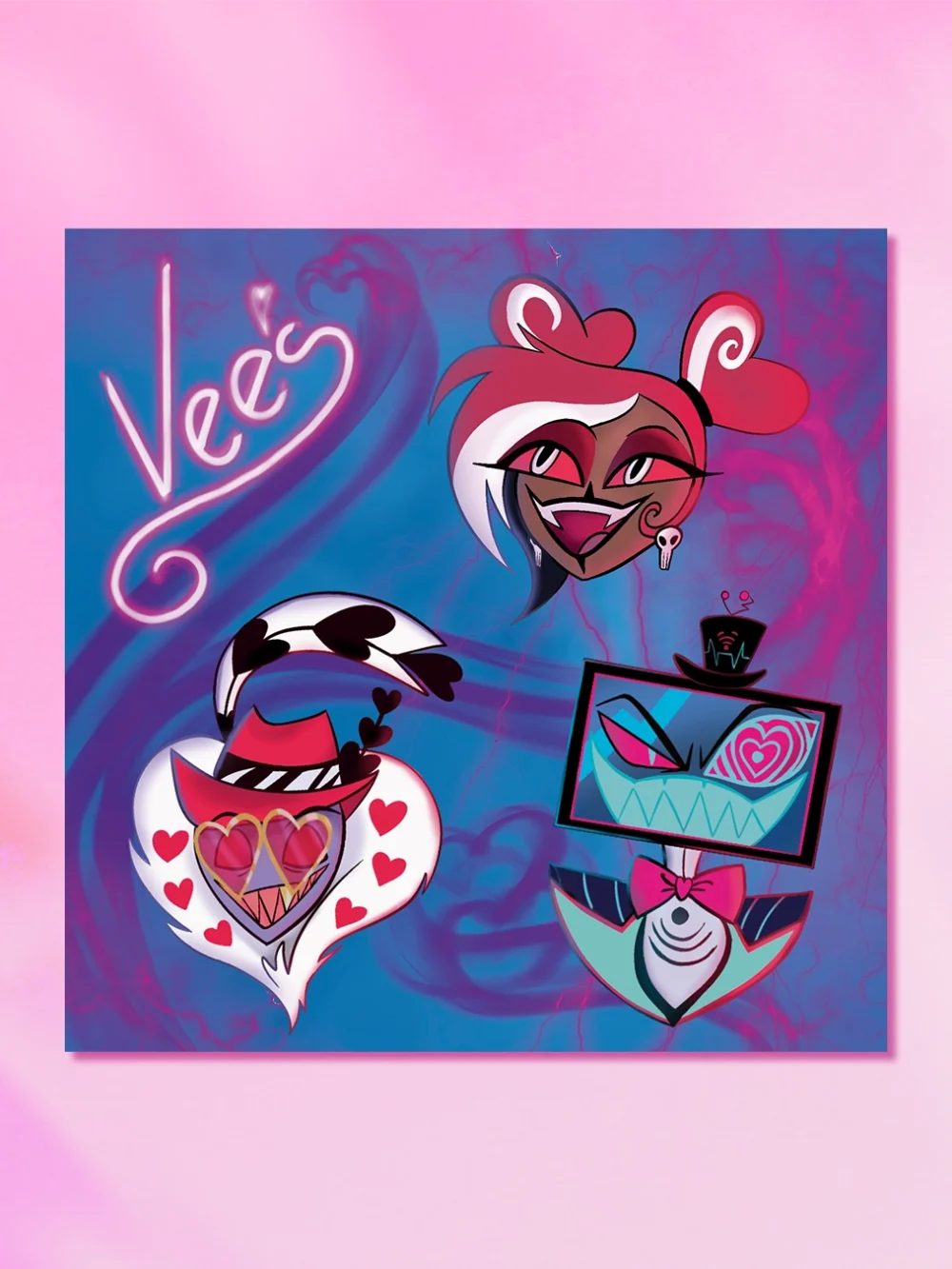 Arkusz Naklejek Vee's Hazbin Hotel